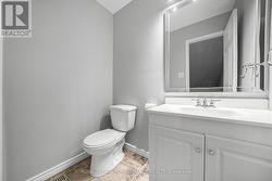 2-piece main floor bathroom -