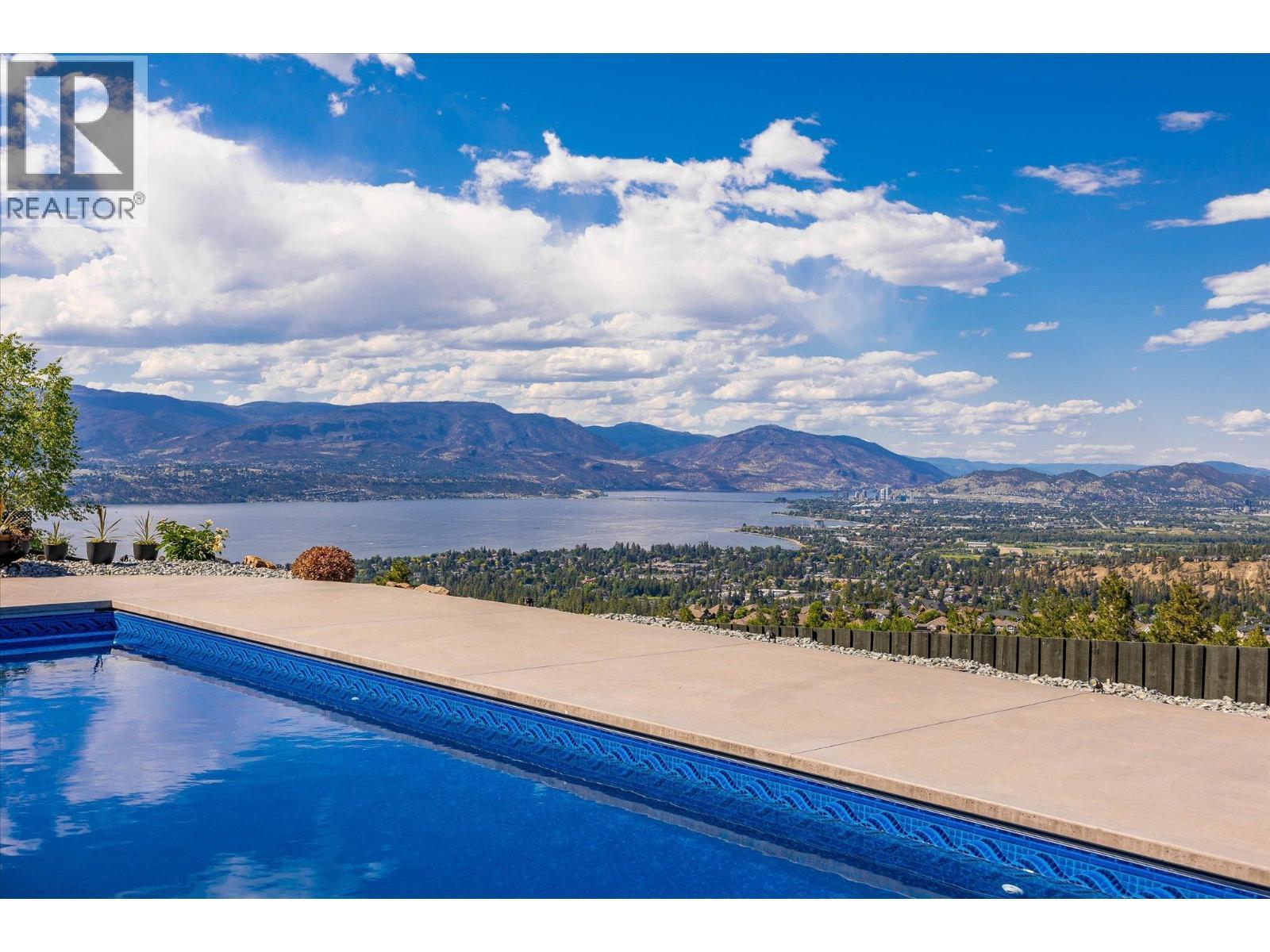 750 Kuipers Crescent, Kelowna, BC - Outdoor With In Ground Pool With View