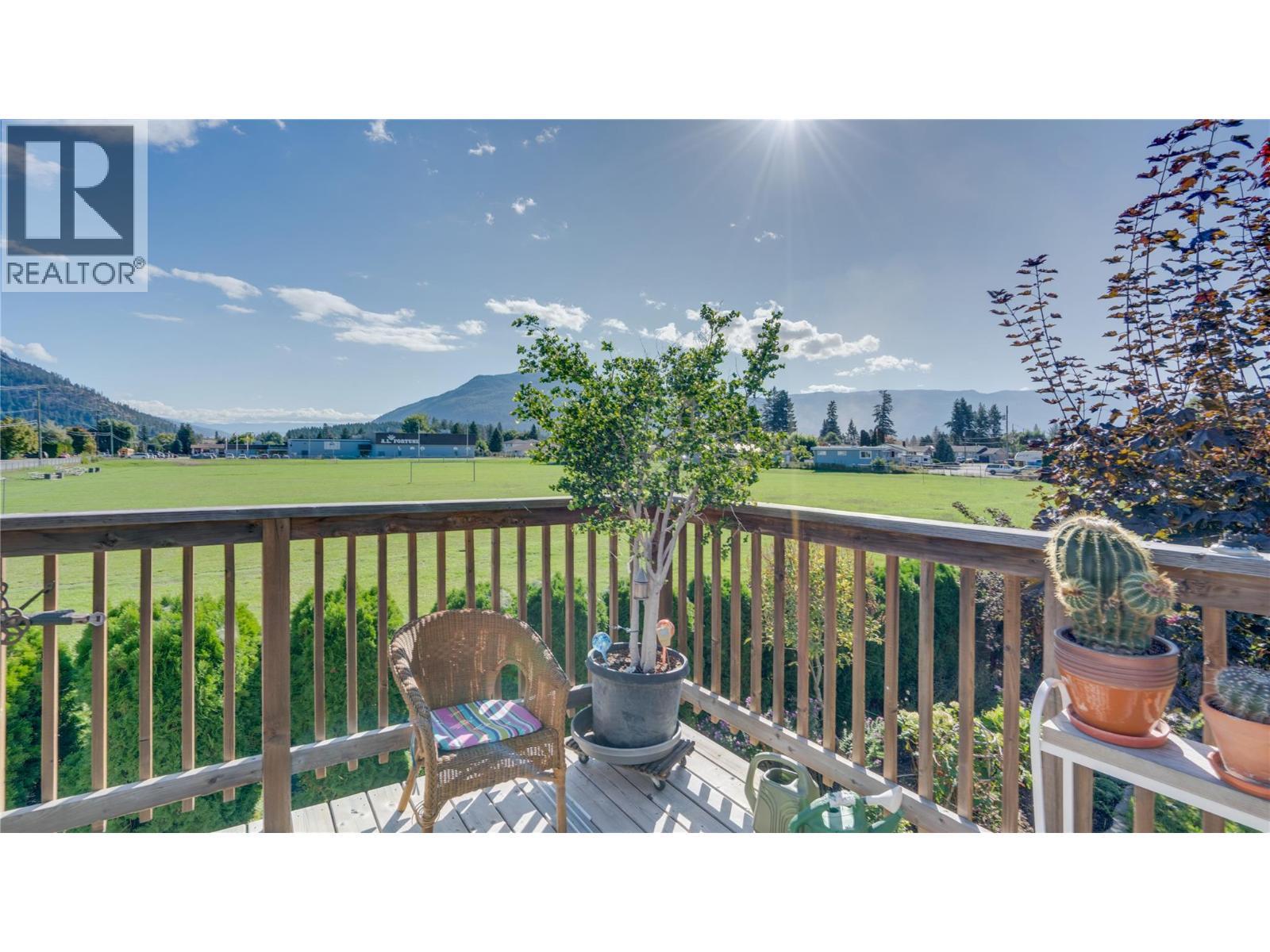 700 Bass Avenue, Enderby, BC - Outdoor With Deck Patio Veranda With View