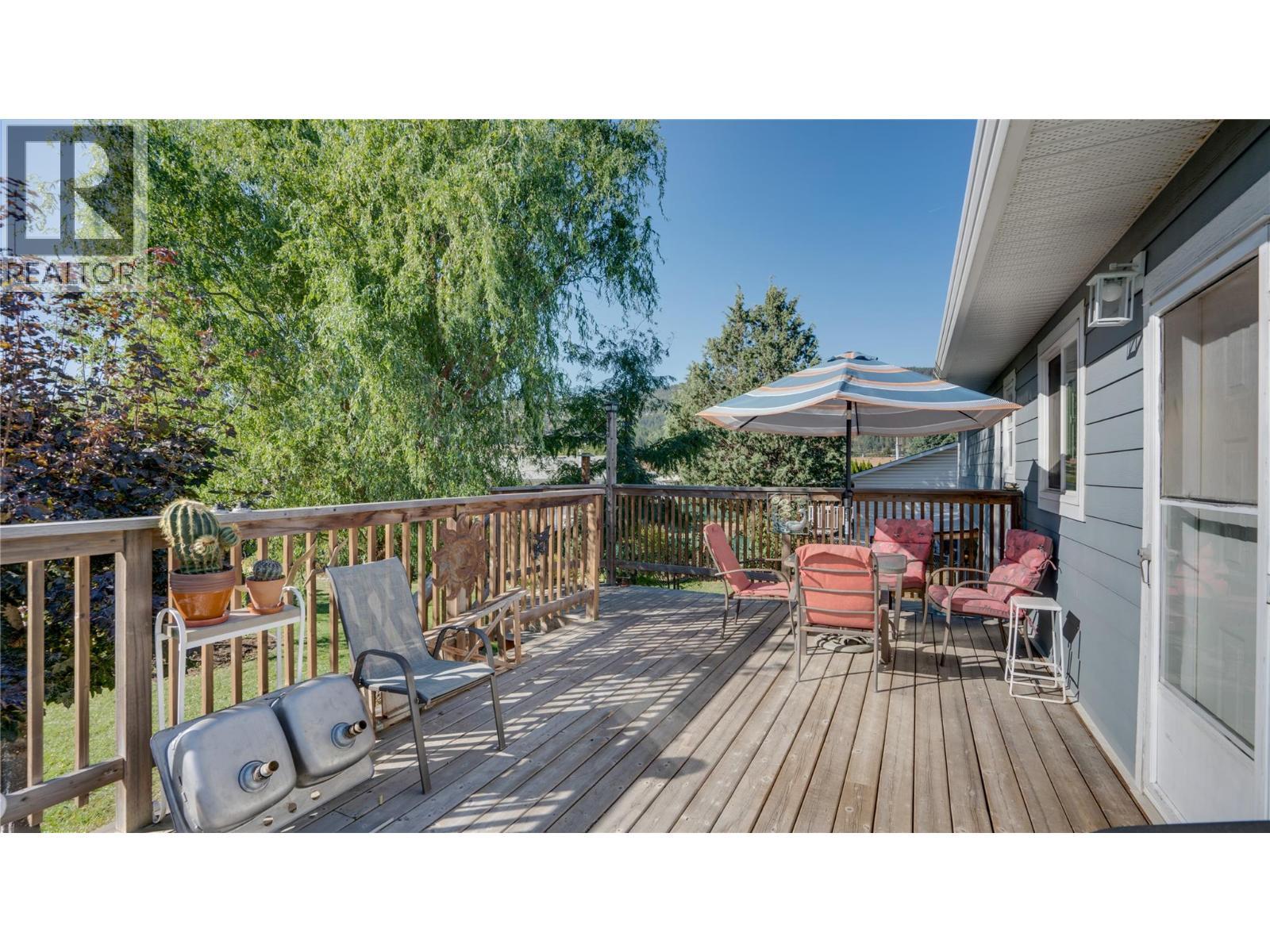 700 Bass Avenue, Enderby, BC - Outdoor With Deck Patio Veranda With Exterior