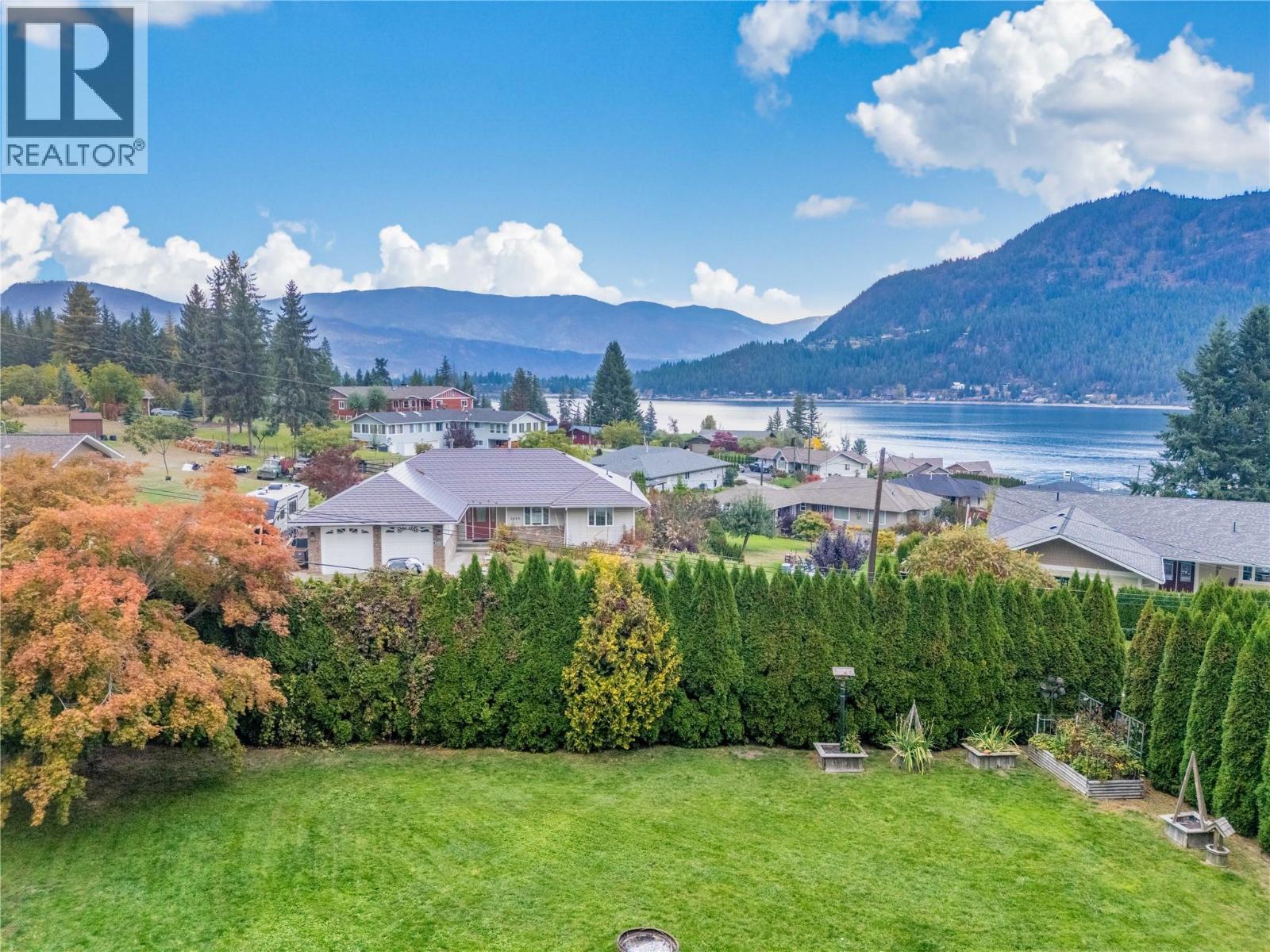 View from upper floor - 2462 Leisure Road, Blind Bay, BC - Outdoor With Body Of Water With View