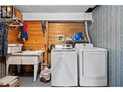 Laundry on lower level -