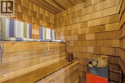 Built-in sauna -