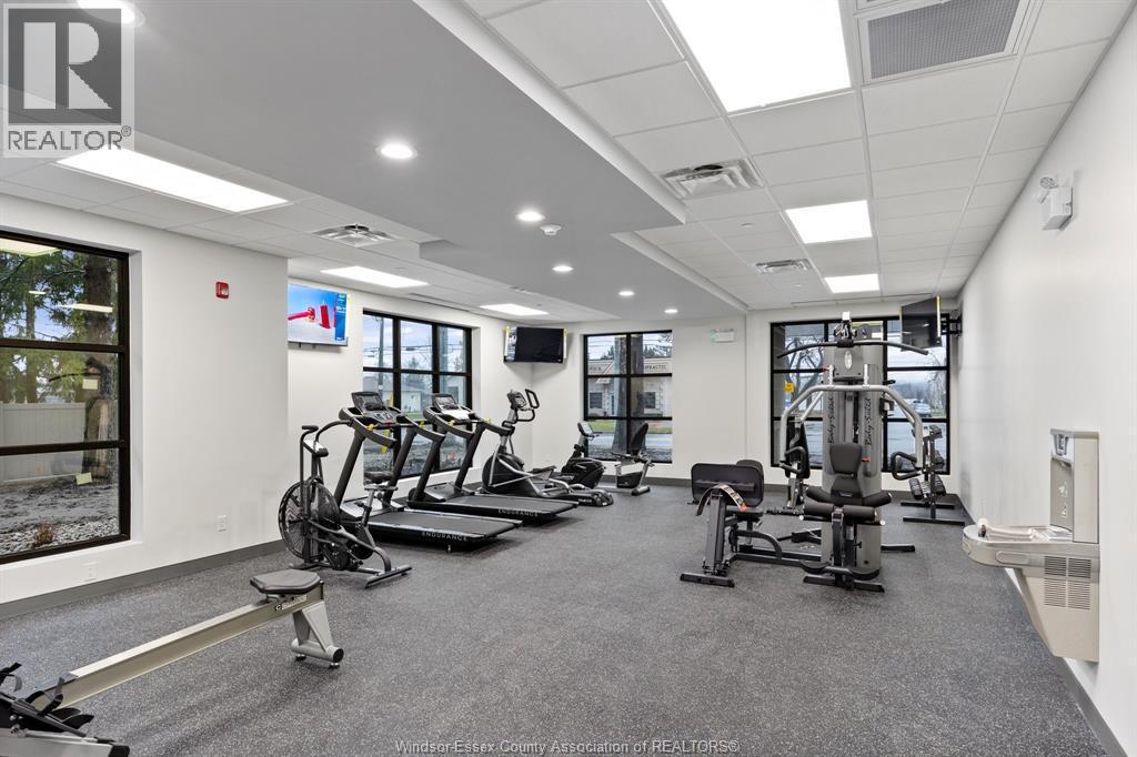 3817 Howard Unit# 408, Windsor, ON - Indoor Photo Showing Gym Room