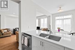 Modern Double sink and Quartz Counters -