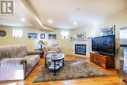 Lower Level Rec Room with Large Above Grade Wndows -