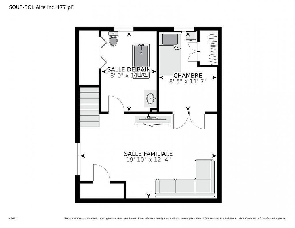 Drawing (sketch) - 4127 Rue Fafard, Laval (Chomedey), QC - Other
