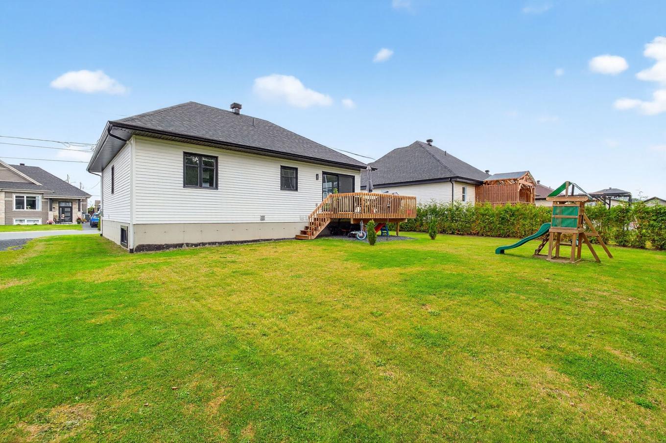 Backyard - 1588 170E Rue, Saint-Georges, QC - Outdoor With Backyard With Exterior