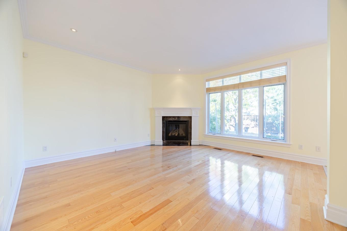 Salon - 4893 Rue Du Persan, Montréal (Pierrefonds-Roxboro), QC - Indoor Photo Showing Living Room With Fireplace