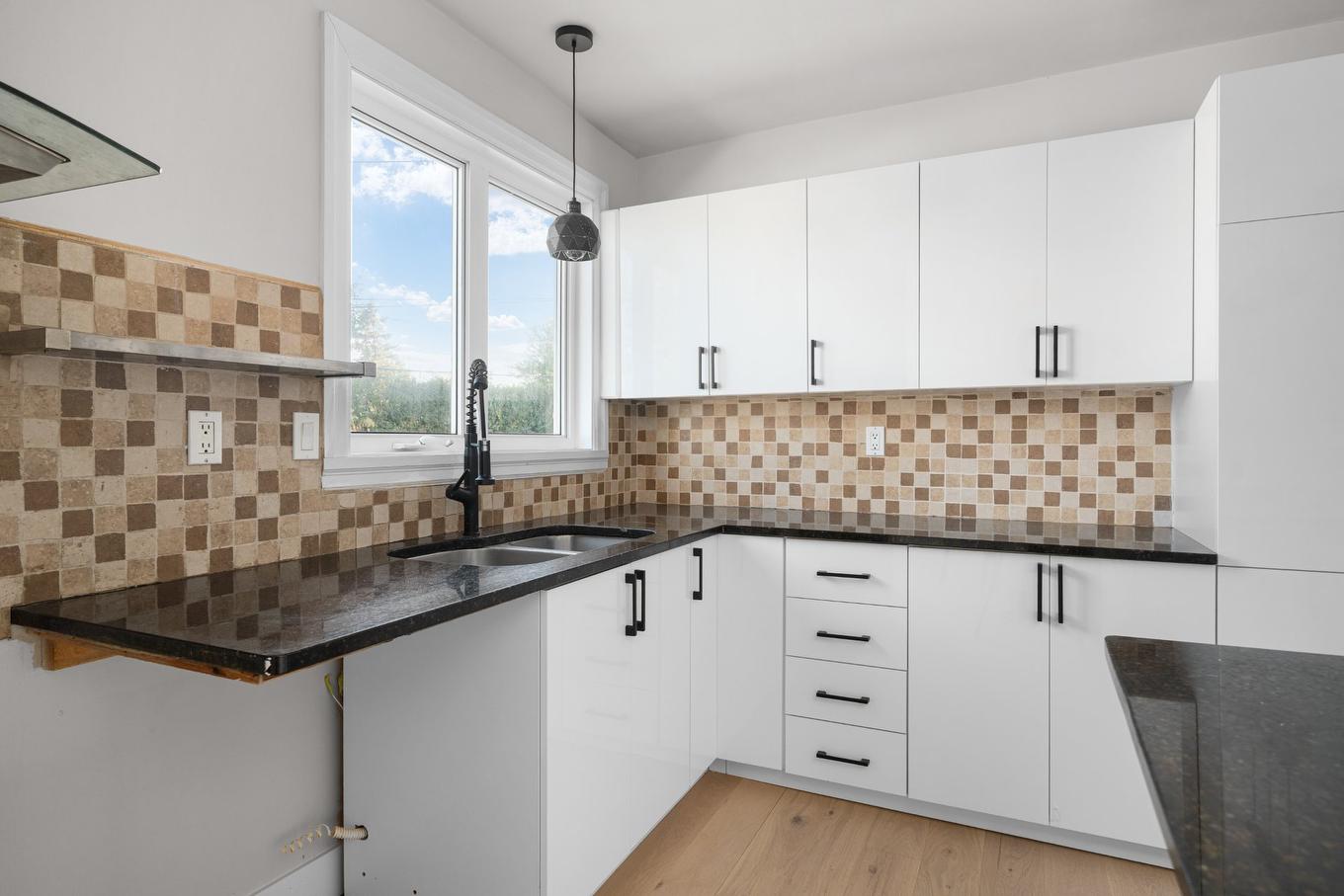 Kitchen - 366 Rue Bourget, Vaudreuil-Dorion, QC - Indoor Photo Showing Kitchen With Double Sink