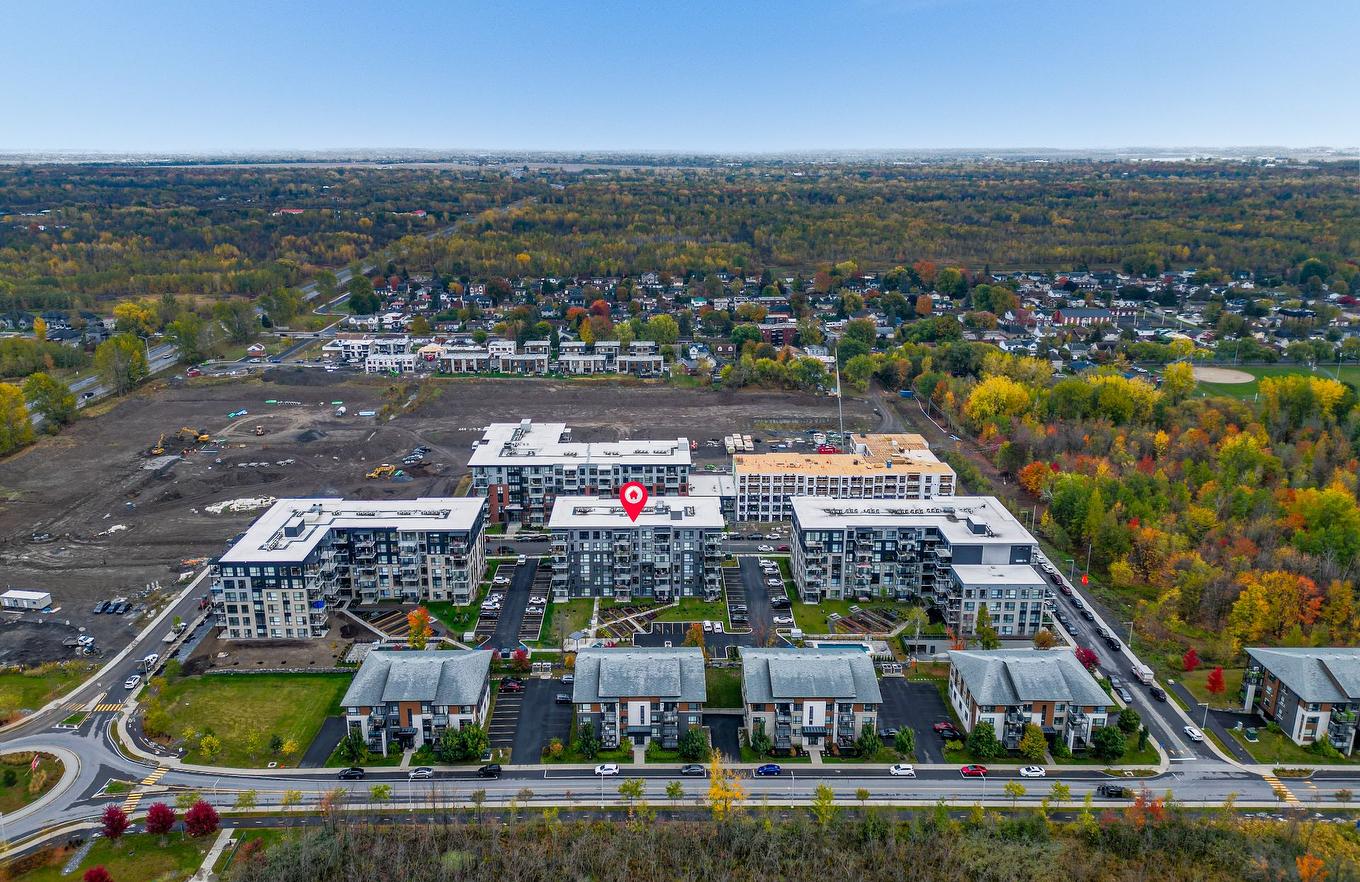 Aerial photo - 603-4220 Rue Olivier-Fournier, Longueuil (Saint-Hubert), QC - Outdoor With View