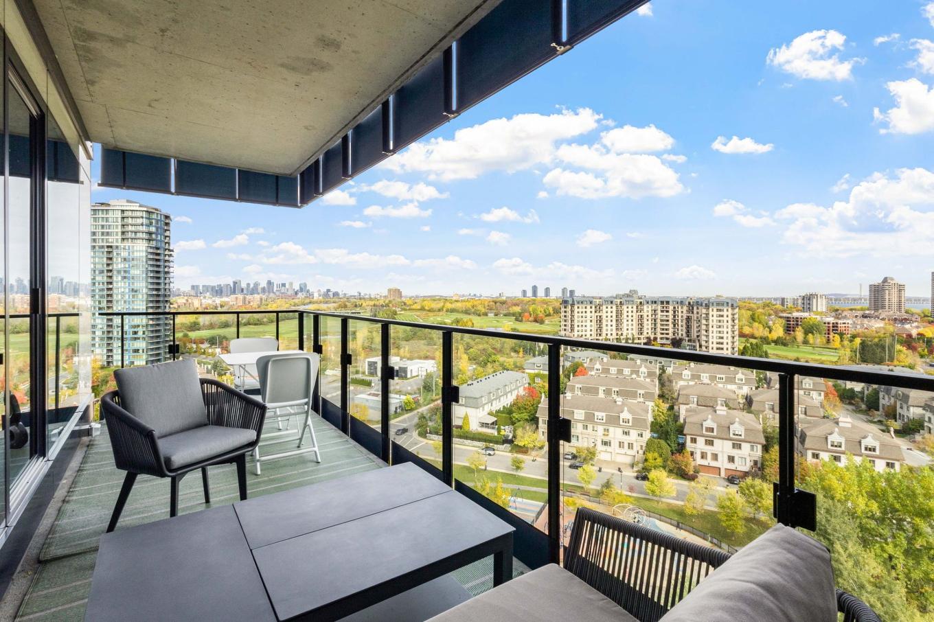 Balcon - 1402-1000 Rue André-Prévost, Montréal (Verdun/Île-Des-Soeurs), QC - Outdoor With View With Exterior