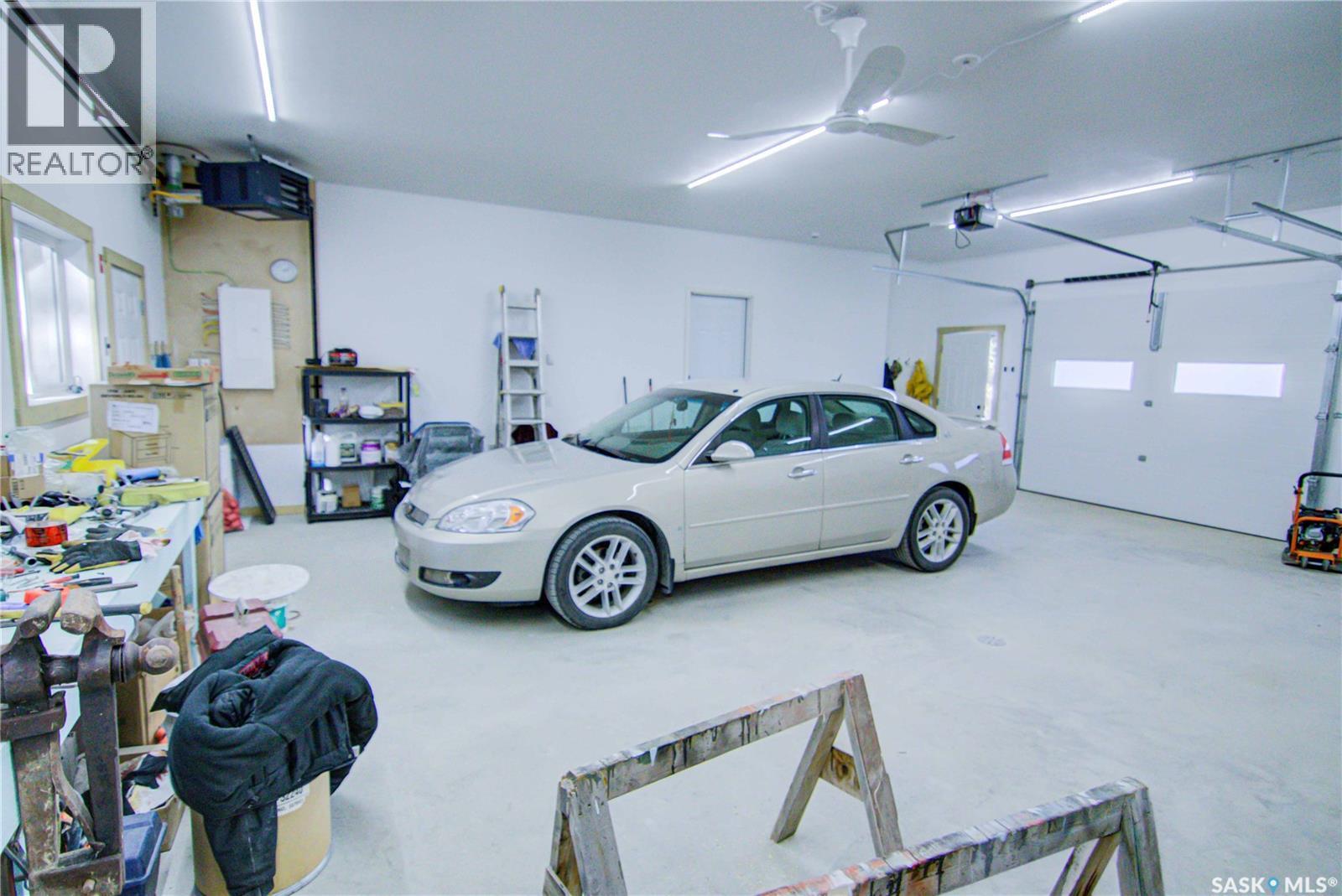 108 Central Avenue, Love, SK - Indoor Photo Showing Garage