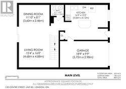 Main level floorplan -