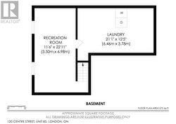 Basement floorplan -