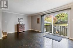 Living room backyard view -