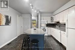 View of center island -