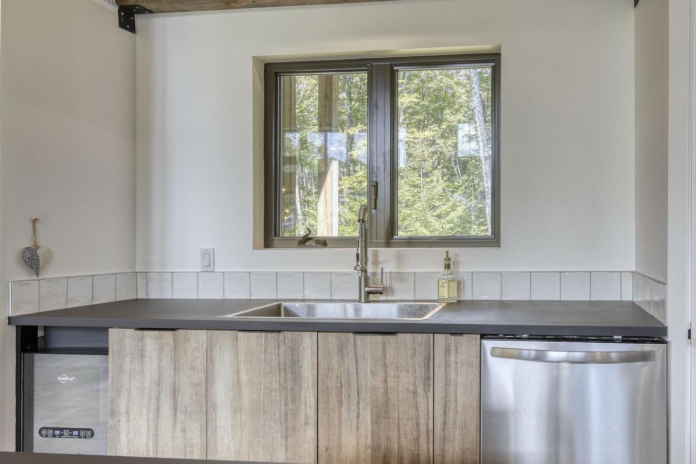 Kitchen - 125 Allée Des Weskarinis, Mont-Tremblant, QC - Indoor Photo Showing Kitchen With Double Sink