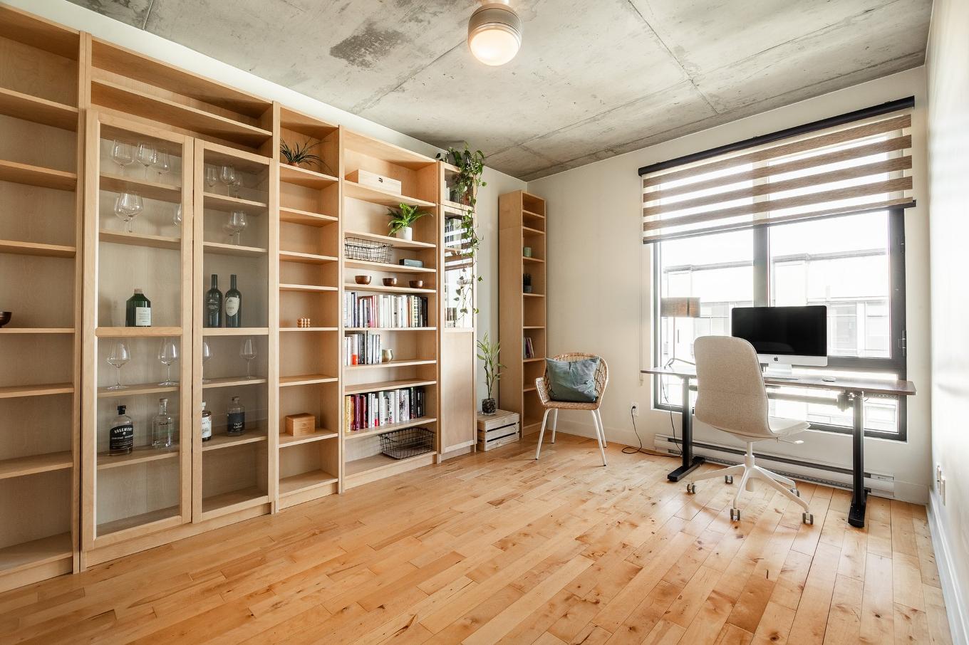 Chambre à coucher - 674-855 Rue Irène, Montréal (Le Sud-Ouest), QC - Indoor Photo Showing Office