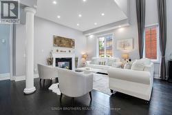 Formal Living W/H Dual Facing Fireplace -