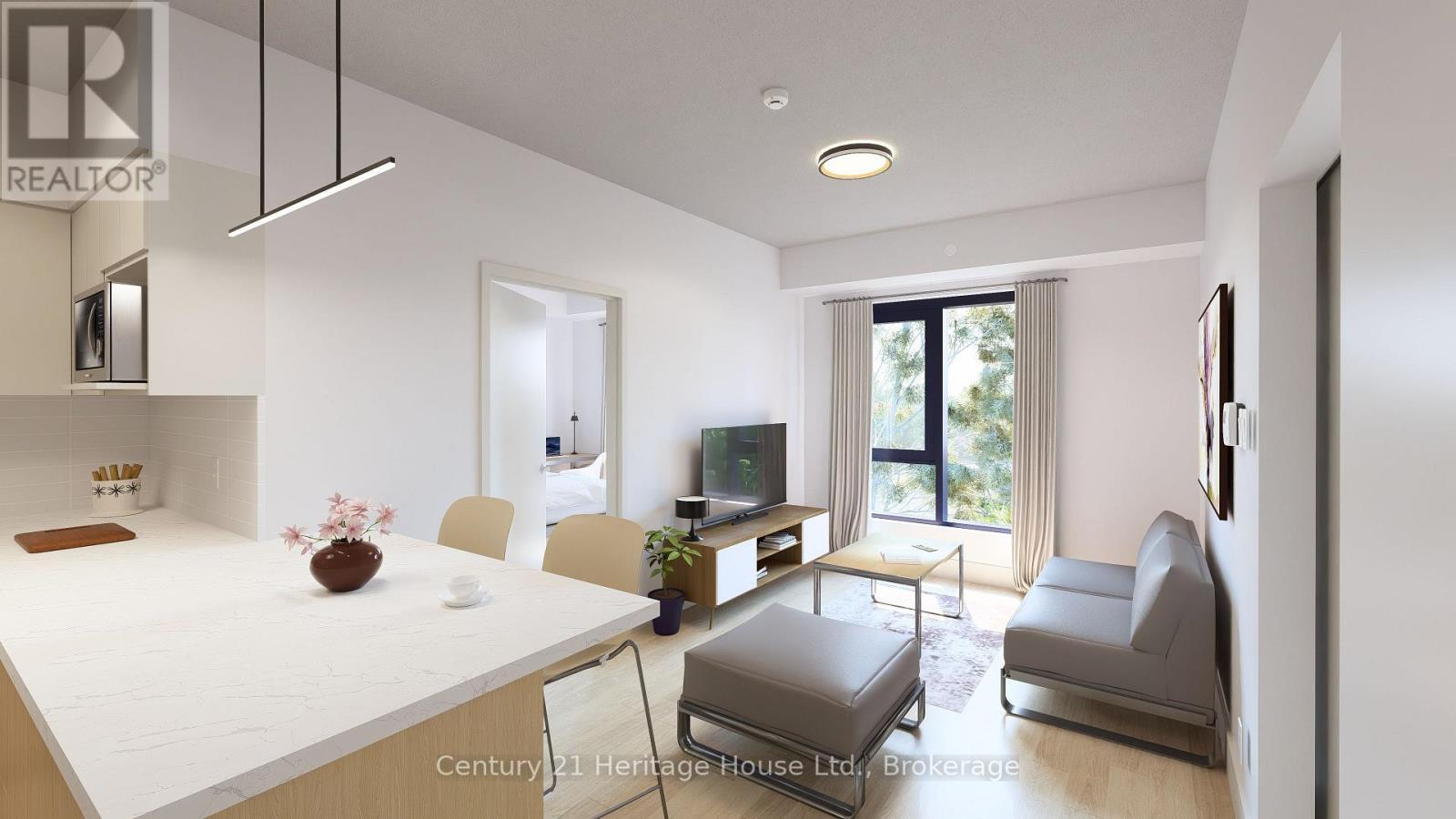 515 - 333 Albert Street, Waterloo, ON - Indoor Photo Showing Living Room