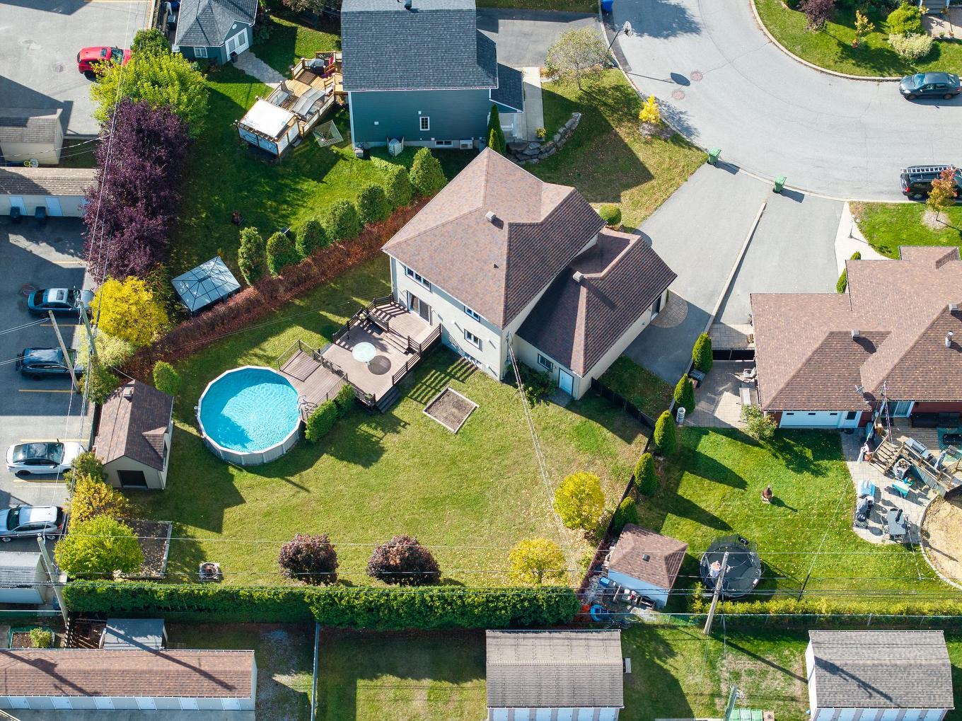 Vue d'ensemble - 1055 Rue De La Forge, Saint-Hyacinthe, QC - Outdoor With Above Ground Pool With View