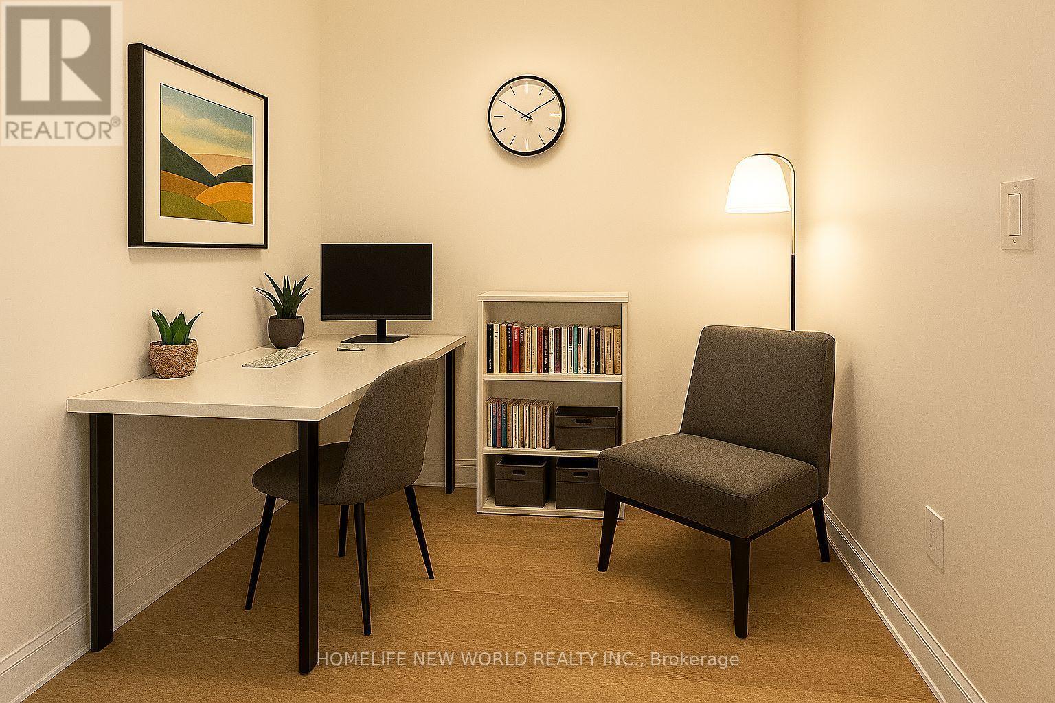 AI Den Design - 1905 - 30 Heron'S Hill Way, Toronto, ON - Indoor Photo Showing Office