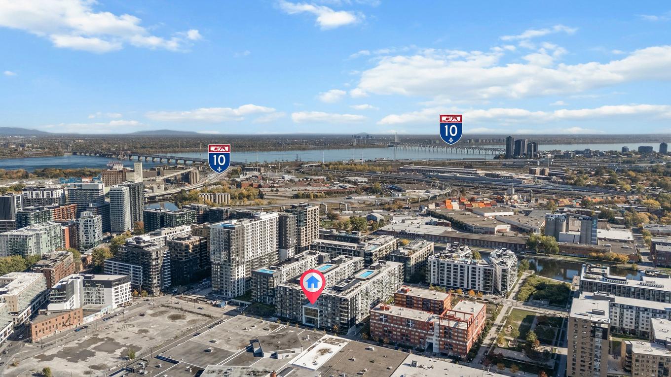 Photo aérienne - 118B-1400 Rue Ottawa, Montréal (Le Sud-Ouest), QC - Outdoor With View