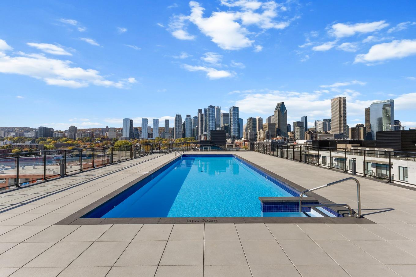 Piscine - 118B-1400 Rue Ottawa, Montréal (Le Sud-Ouest), QC - Outdoor With In Ground Pool With View