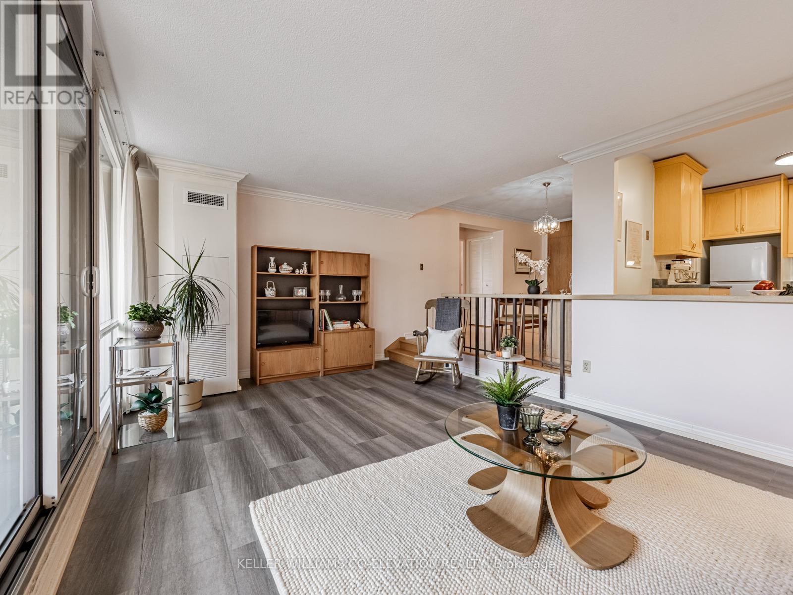 Over 18 Feet Between You & Your BIG Screen! - 308 - 250 Scarlett Road, Toronto, ON - Indoor Photo Showing Living Room