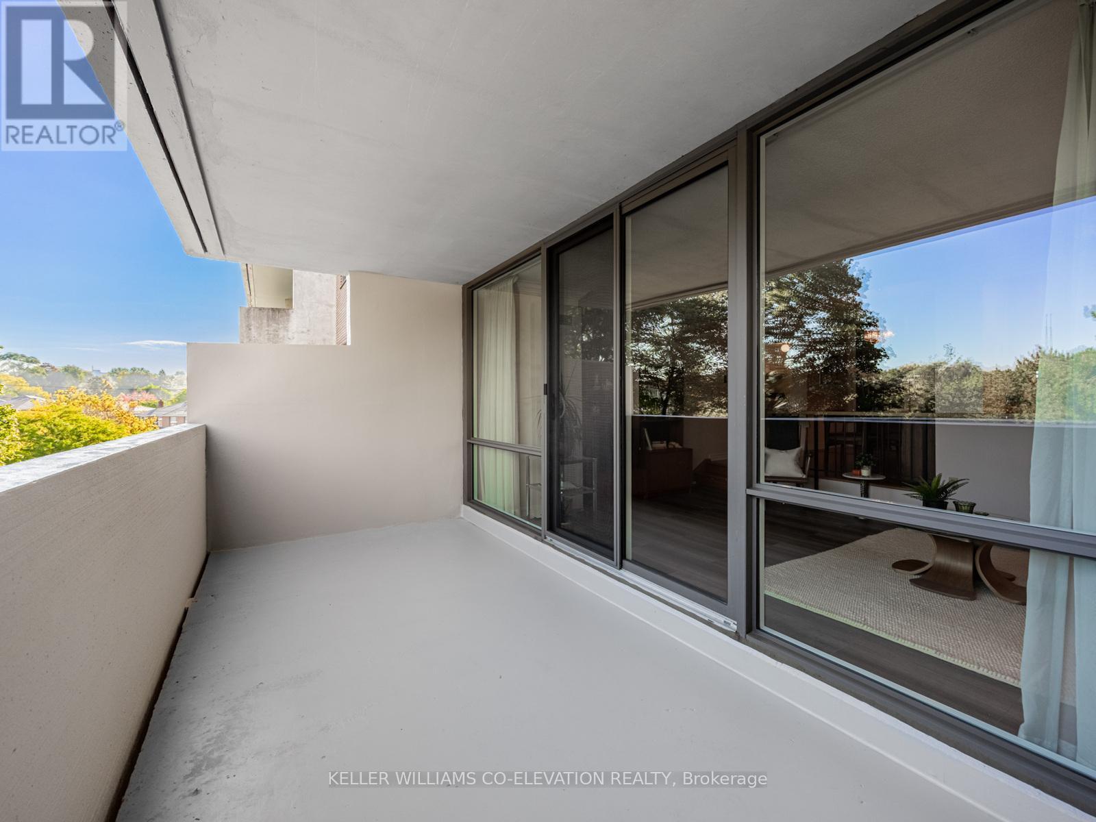 Massive Private Balcony - 308 - 250 Scarlett Road, Toronto, ON - Outdoor With Balcony With Exterior