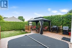 Gazebo and hot tub -