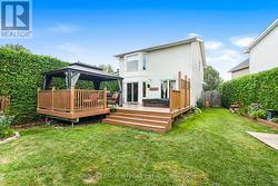 View of the backyard -