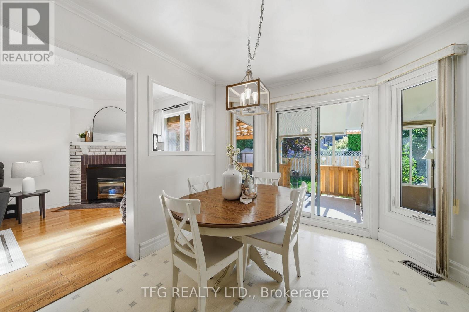 705 Carlisle Street, Cobourg, ON - Indoor Photo Showing Dining Room With Fireplace