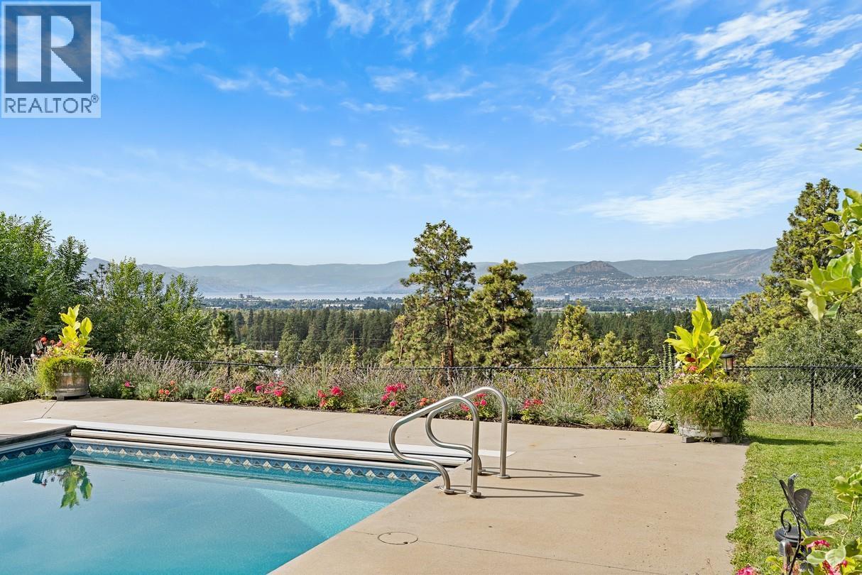 3022 Dunster Road, Kelowna, BC - Outdoor With In Ground Pool With View