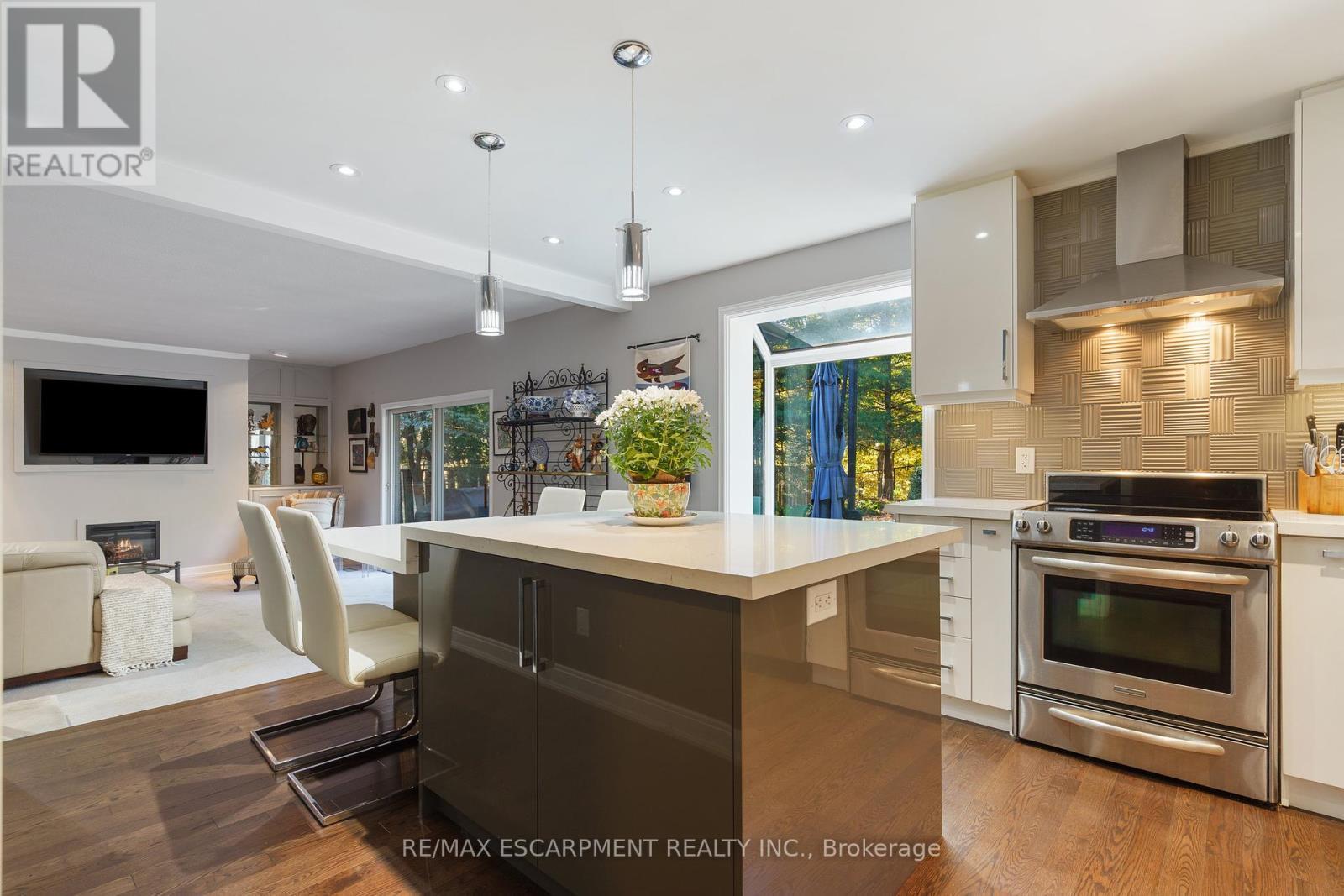 75 Terrace Drive, Hamilton, ON - Indoor Photo Showing Kitchen With Upgraded Kitchen
