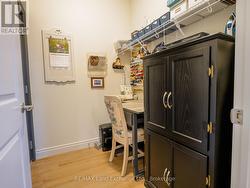 Office or craft area off garage -