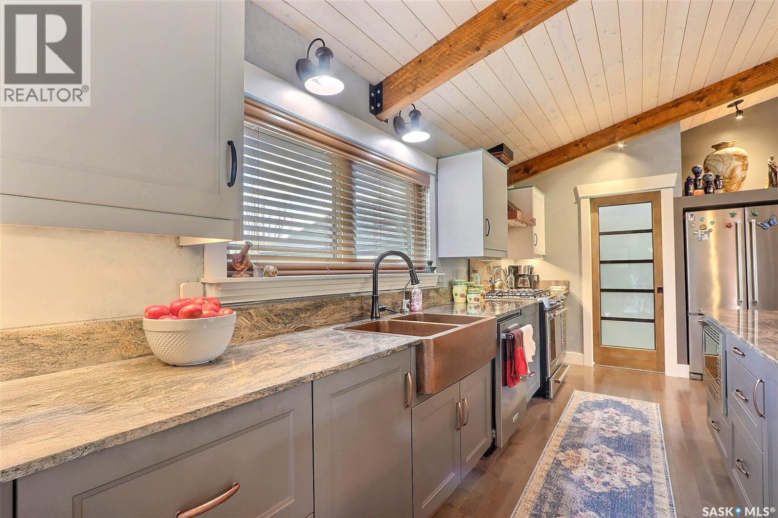 6111 Madden Place, Buckland Rm No. 491, SK - Indoor Photo Showing Kitchen With Double Sink