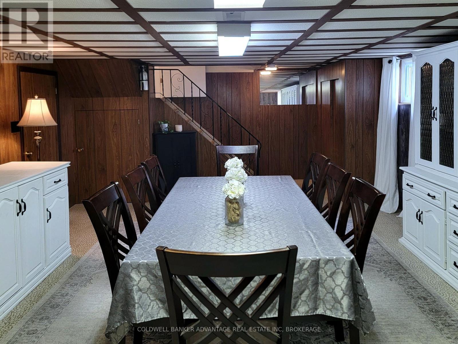 Lower Level Finished Basement Dining Area - 280 Clarke Street, Port Colborne (Killaly East), ON - Indoor Photo Showing Dining Room