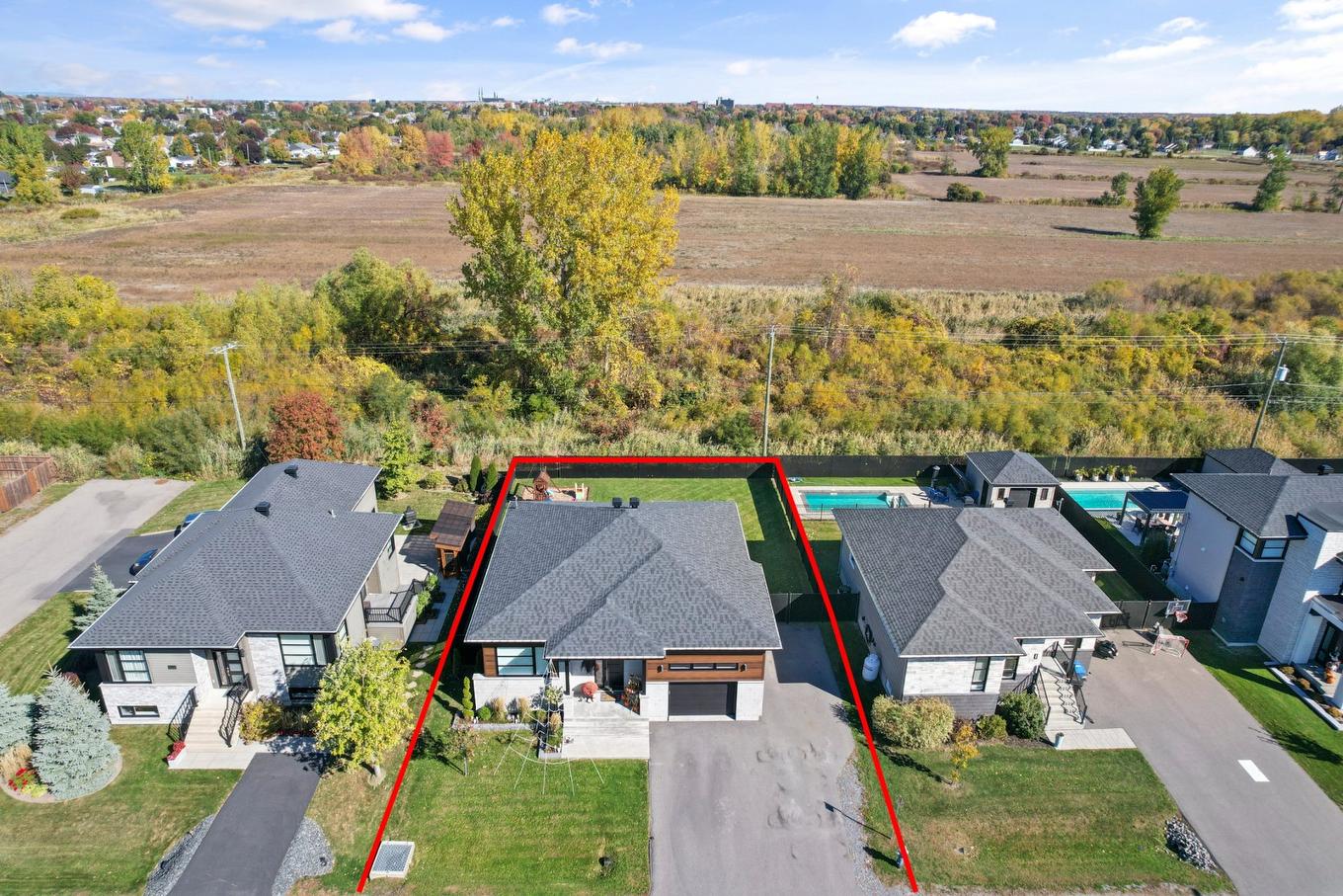 Aerial photo - 55 Rue Du Hauban, Salaberry-De-Valleyfield, QC - Outdoor With View