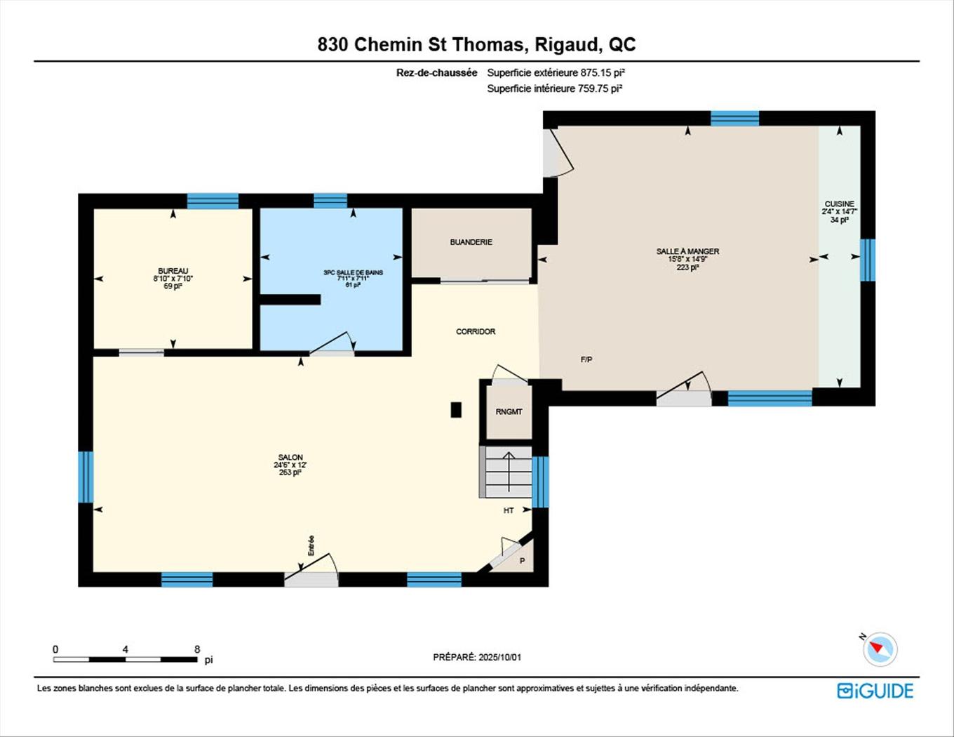 Drawing (sketch) - 830 Ch. St-Thomas, Rigaud, QC - Other