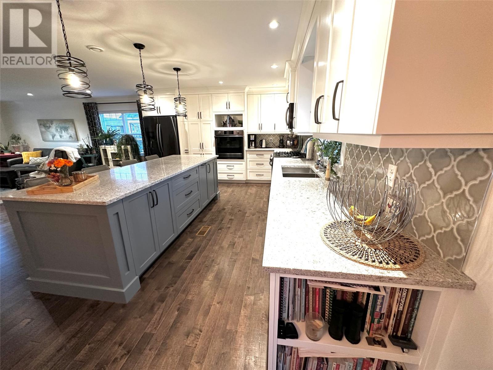 15 Ivany'S Road, Grand Falls-Windsor, NL - Indoor Photo Showing Kitchen With Double Sink