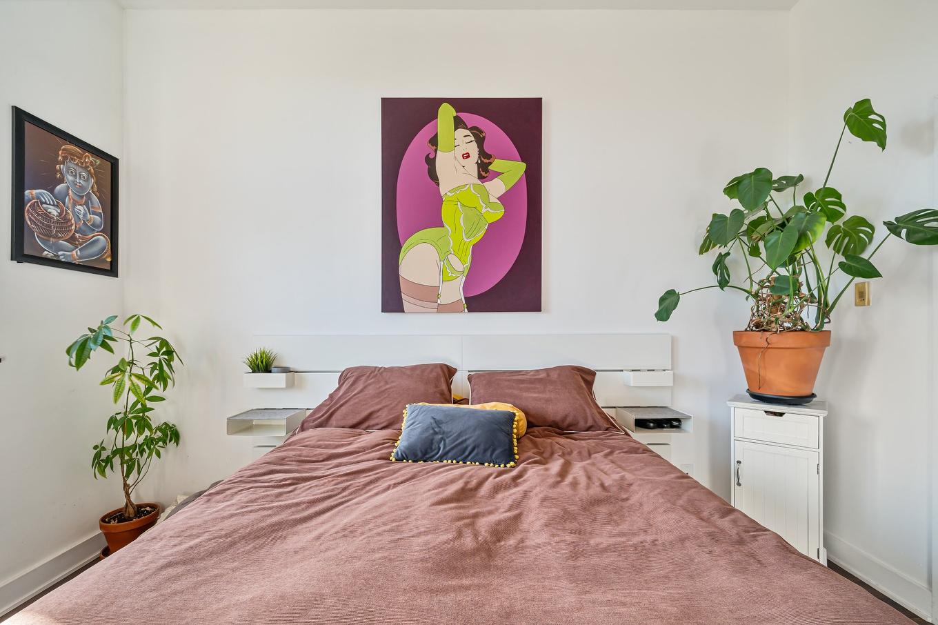 Chambre à coucher - 313-2190 Rue Préfontaine, Montréal (Mercier/Hochelaga-Maisonneuve), QC - Indoor Photo Showing Bedroom