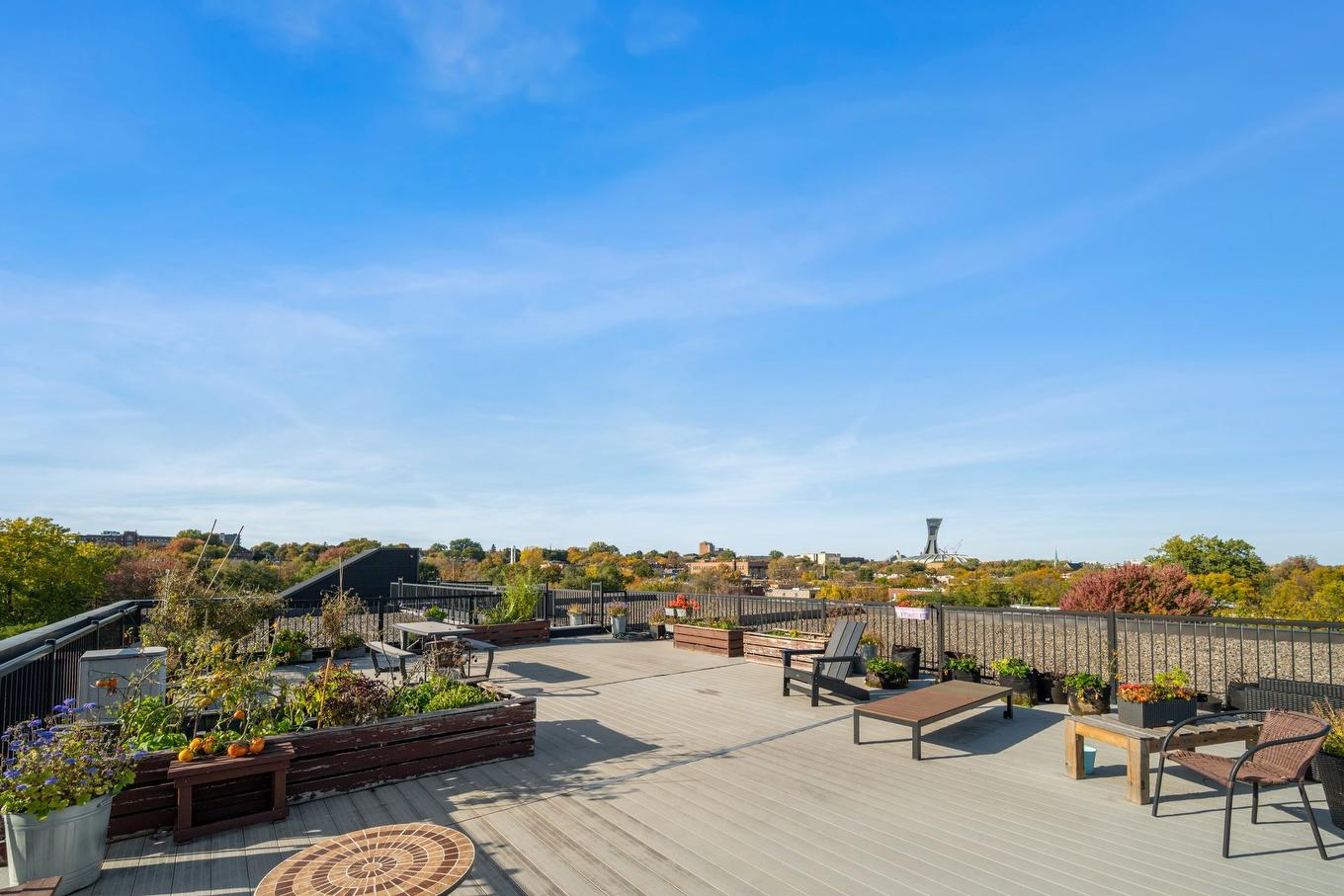 Terrasse - 313-2190 Rue Préfontaine, Montréal (Mercier/Hochelaga-Maisonneuve), QC - Outdoor With View