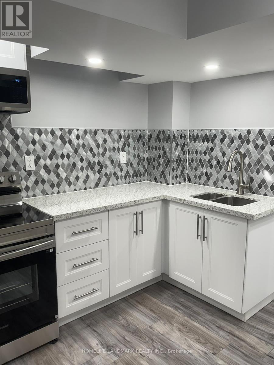 Basement - 6 Pickett Street, Ajax, ON - Indoor Photo Showing Kitchen With Double Sink
