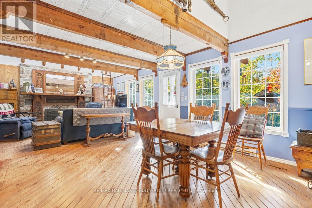 Open Living and Dining Area - 74 Cottage Lane, Tweed (Elzevir (Twp)), ON - Indoor Photo Showing Dining Room