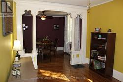 Living room to dining room -