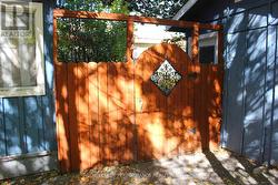 Backyard gate -