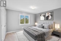 Virtually Staged 3rd Bedroom -