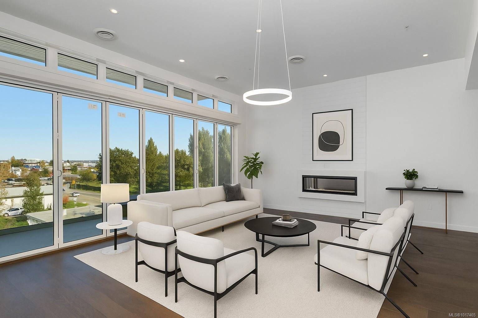 407-9570 Fifth St, Sidney, BC - Indoor Photo Showing Living Room
